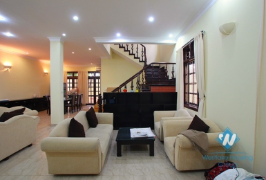 Beautiful and large house for lease in Ciputra, Tay Ho, Ha Noi